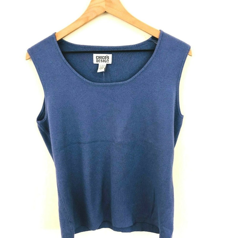 NWT! Chico's Purple Sleeveless Top Large